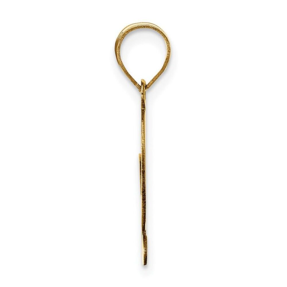 Kazi Luxury 14k Yellow Gold Polished Script Lette… - image 2